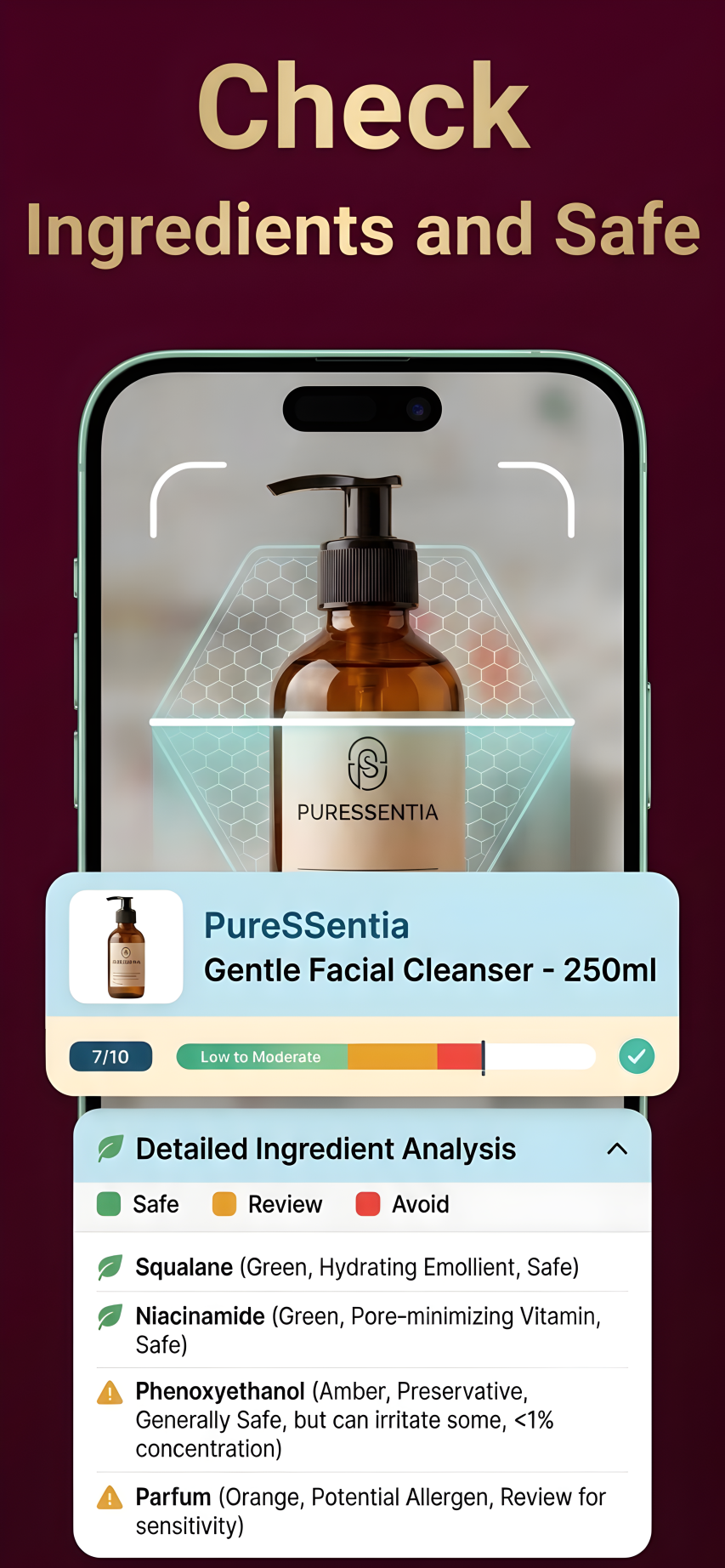 QR Reader product authenticity scanner