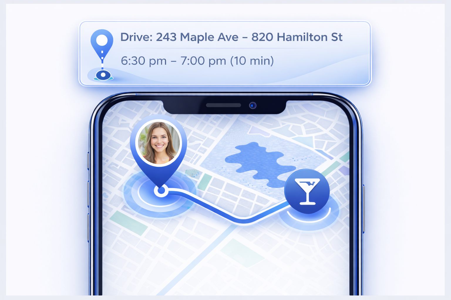 Drive / route UI